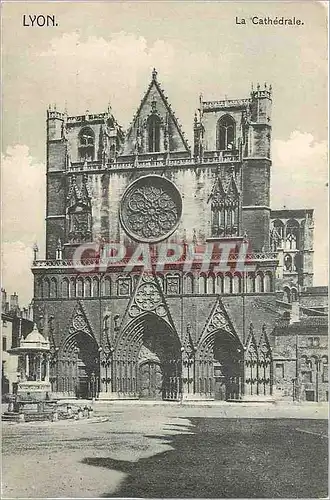 Cartes postales Lyon La Cathedrale