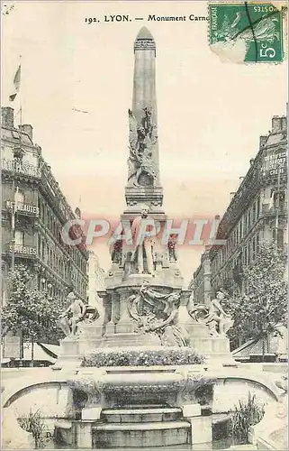 Cartes postales Lyon Monument Carnot