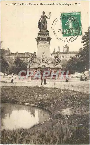 Cartes postales Lyon Place Carnot