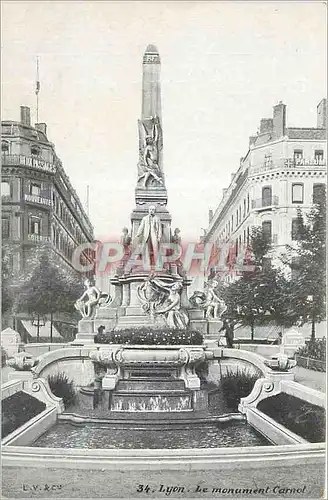 Cartes postales Lyon Le Monument Carnot