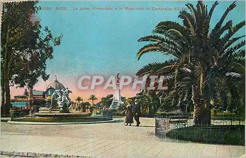 Ansichtskarte AK Nice La Jetee Promenade et le Monument du Centenaire