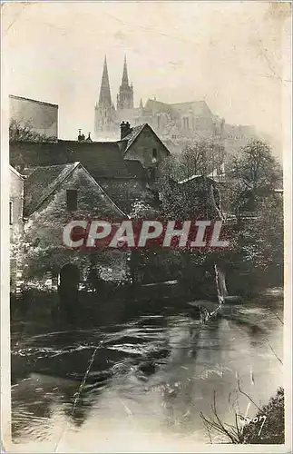 Cartes postales moderne Chartres (Eure et Loire) Matinee de printemps sur les Bords de l'Eure