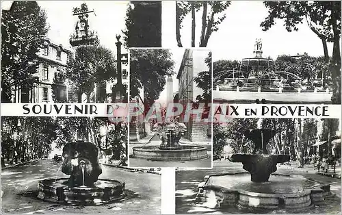Cartes postales moderne Souvenir d'Aix en Provence (B du Rh)