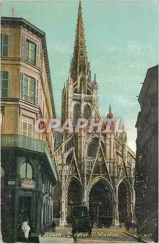 Cartes postales Rouen L'Eglise St Maclou