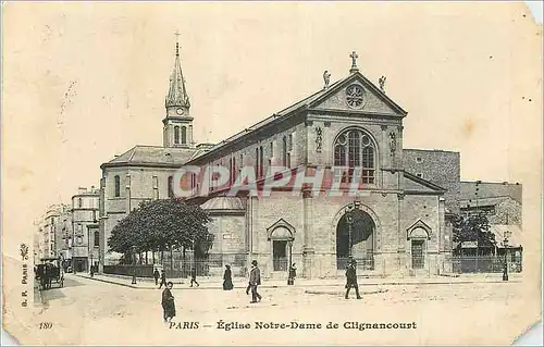 Cartes postales Paris Eglise Notre Dame de Clignancourt