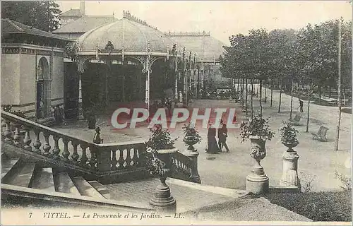 Cartes postales Vittel La Promenade et les Jardins