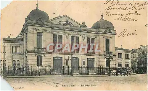 Cartes postales Saint Denis Salle des Fetes