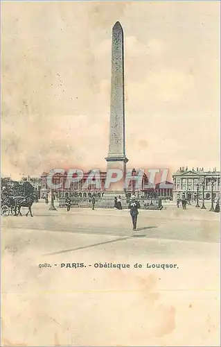 Cartes postales Paris Obelisque de Louqsor