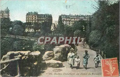 Ansichtskarte AK Buttes Chaumont Le Chemin du Belvedere Enfants