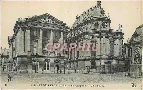 Cartes postales Palais de Versailles La Chapelle