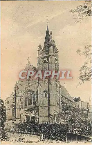 Cartes postales Montmorency l'Eglise Saint Martin
