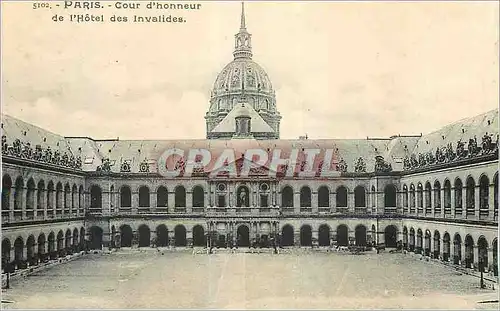 Ansichtskarte AK Paris Cour d'Honneur de l'Hotel des Invalides