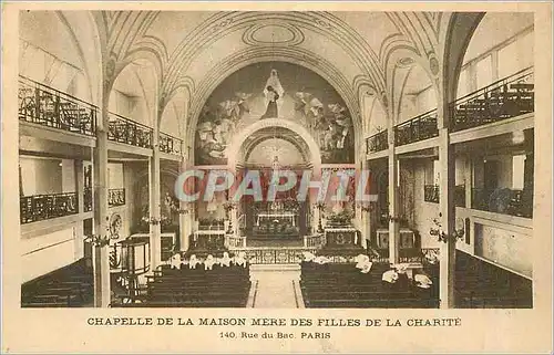 Cartes postales Paris Chapelle de la Maison Mere des Filles de la Charite