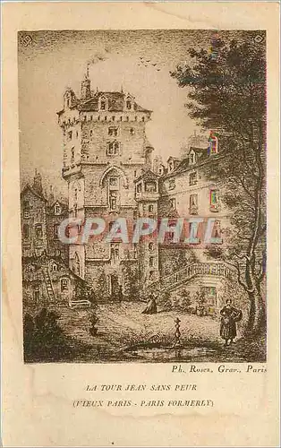 Cartes postales La Tour Jean sans Peur (Vieux Paris)