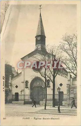 Ansichtskarte AK Paris Eglise Saint Marcel