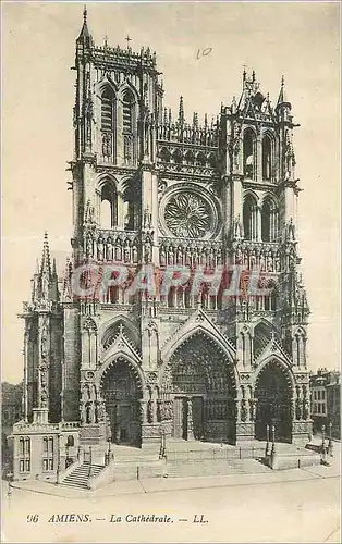 Cartes postales Amiens La Cathedrale