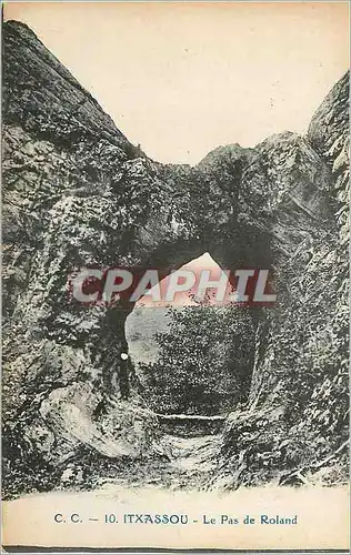 Cartes postales Itxassou le Pas de Roland
