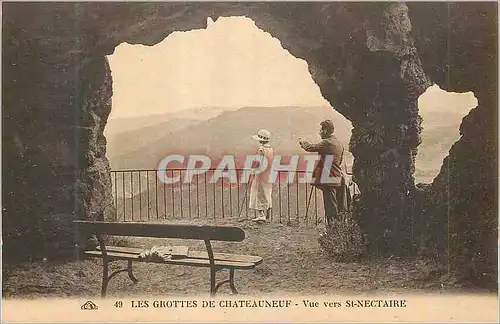 Ansichtskarte AK Les Grottes de Chateauneuf Vue vers St Nectaire