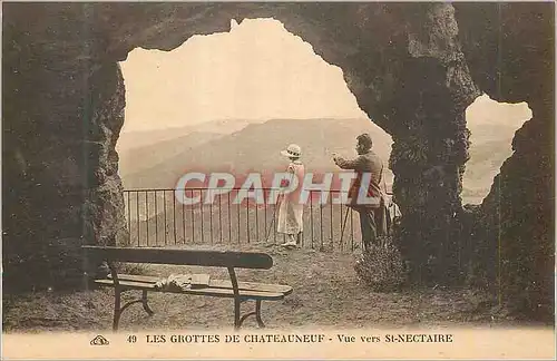 Cartes postales Les Grottes de Chateauneuf Vue vers St Nectaire