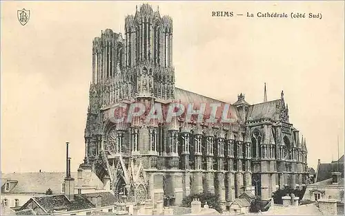 Cartes postales Reims La Cathedrale (Cote Sud)
