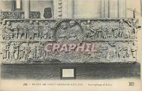 Cartes postales Musee de Saint Germain en Laye Sarcophage d'Arles