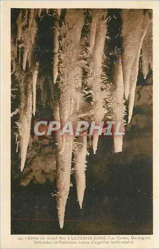 Cartes postales Laugerie Basse (Les Eyzies Dordogne) Grotte du Grand Roc