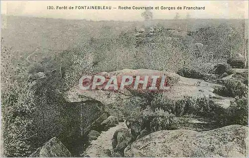 Cartes postales Foret de Fontainebleau Roche Couvrante et Gorges de Franchard