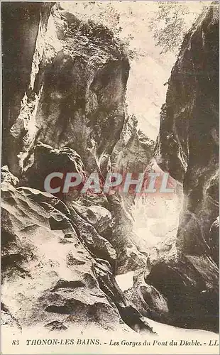 Cartes postales Thonon les Bains Les Gorges du Pont du Diable