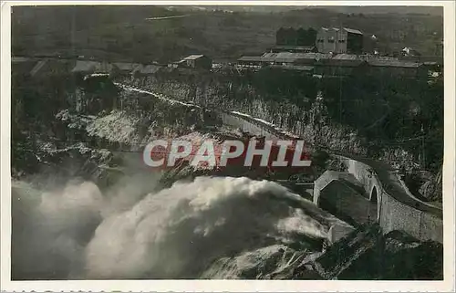 Cartes postales moderne Genissiat (Ain) Route d'Acces a l'Usine Evacuation de Crues Rive Droite