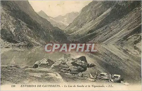 Cartes postales Environs de Cauterets Le Lac de Gaube et le Vignemale