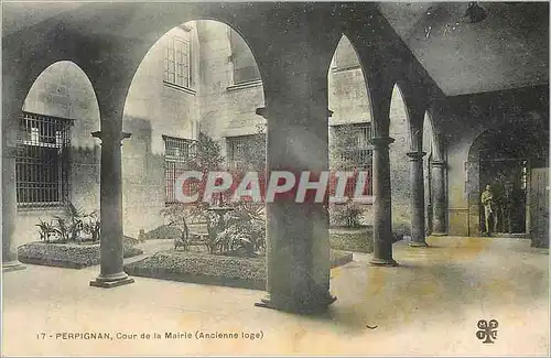 Cartes postales Perpignan Cour de la Mairie (Ancienne Loge)