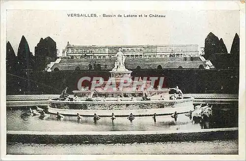 Cartes postales Versailles Bassin de Latone et le Chateau