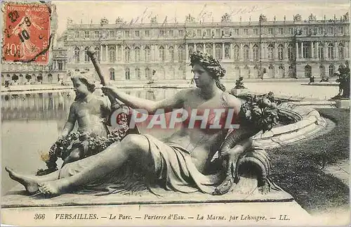 Cartes postales Versailles Le Parc Parterre d'Eau La Marne par Lehougre