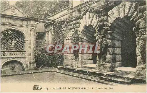 Ansichtskarte AK Palais de Fontainebleau La Grotte des Pins