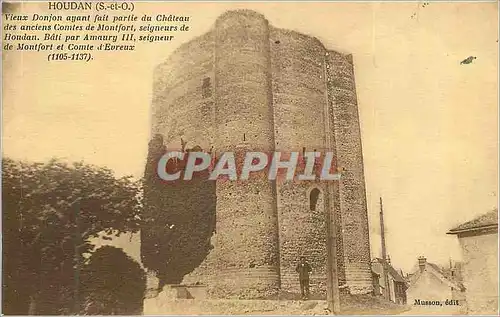Ansichtskarte AK Houdan (S et O) Vieux Donjon ayant fait Partie du Chateau