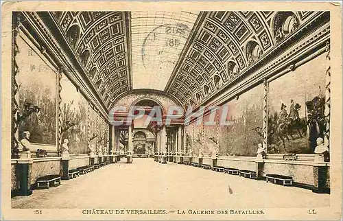 Cartes postales Chateau de Versailles La Galerie des Batailles