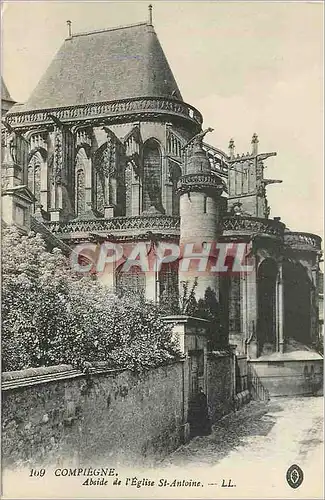 Cartes postales Compiegne Abside de l'Eglise St Antoine