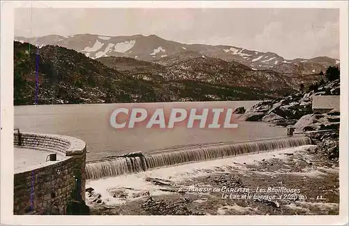 Cartes postales moderne Massif ou Carlitte Les Bouillouses Le Lac et le Barrage (2020 m)