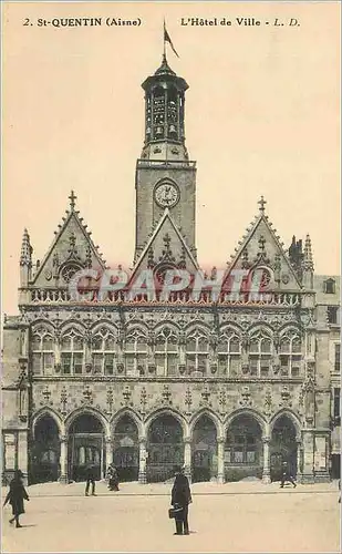 Cartes postales St Quentin (Aisne) L'Hotel de Ville