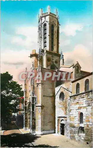 Cartes postales moderne Aix en Provence La Cite du Roy Rene Cathedrale Saint Sauveur et le Mur Romain (M H)