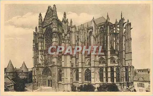 Cartes postales Beauvais La Cathedrale Vue Generale