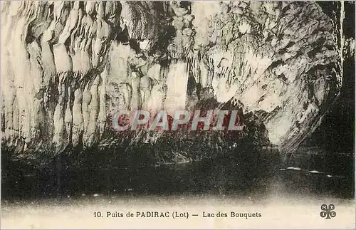 Cartes postales Puits de Padirac (Lot) Lac des Bouquets