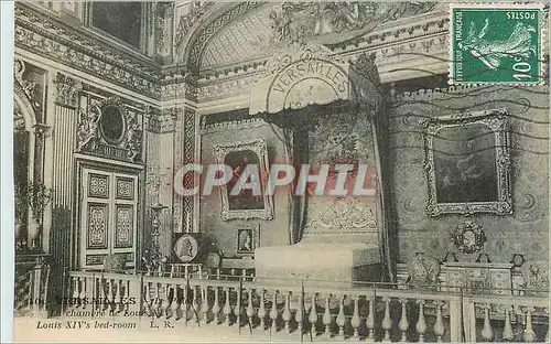 Cartes postales Versailles Le Chambre de Louis XIV