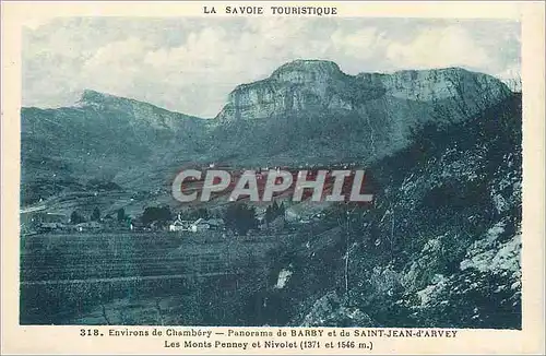 Ansichtskarte AK Environs de Chambery Savoie Touristique Panorama de Barby et de Saint Jean d'Arvey