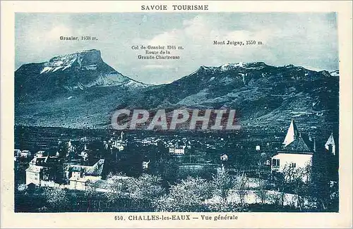 Ansichtskarte AK Challes les Eaux Savoie Tourisme Vue Generale