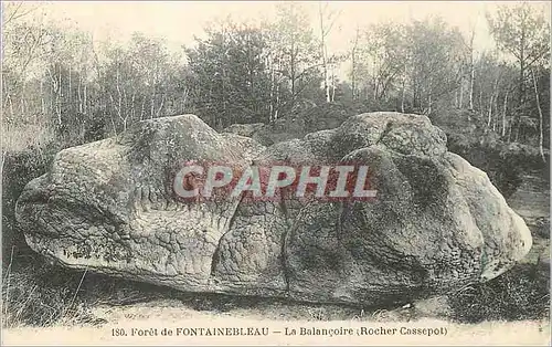 Ansichtskarte AK Foret de Fontainebleau La Balancoire (Rocher Cassepot)