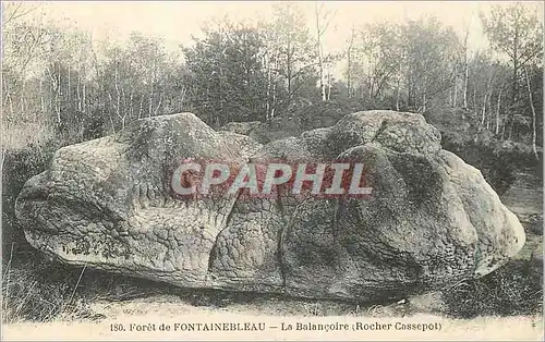 Cartes postales Foret de Fontainebleau La Balancoire (Rocher Cassepot)