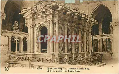 Cartes postales Reims Eglise Saint Remy Le Tombeau de Saint Remy