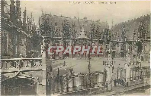 Cartes postales Rouen Palais de Justice