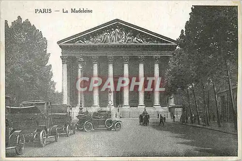 Cartes postales Paris La Madeleine Automobile